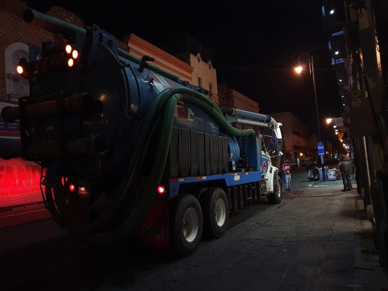 Limpieza de fosa séptica — trabajo realizado